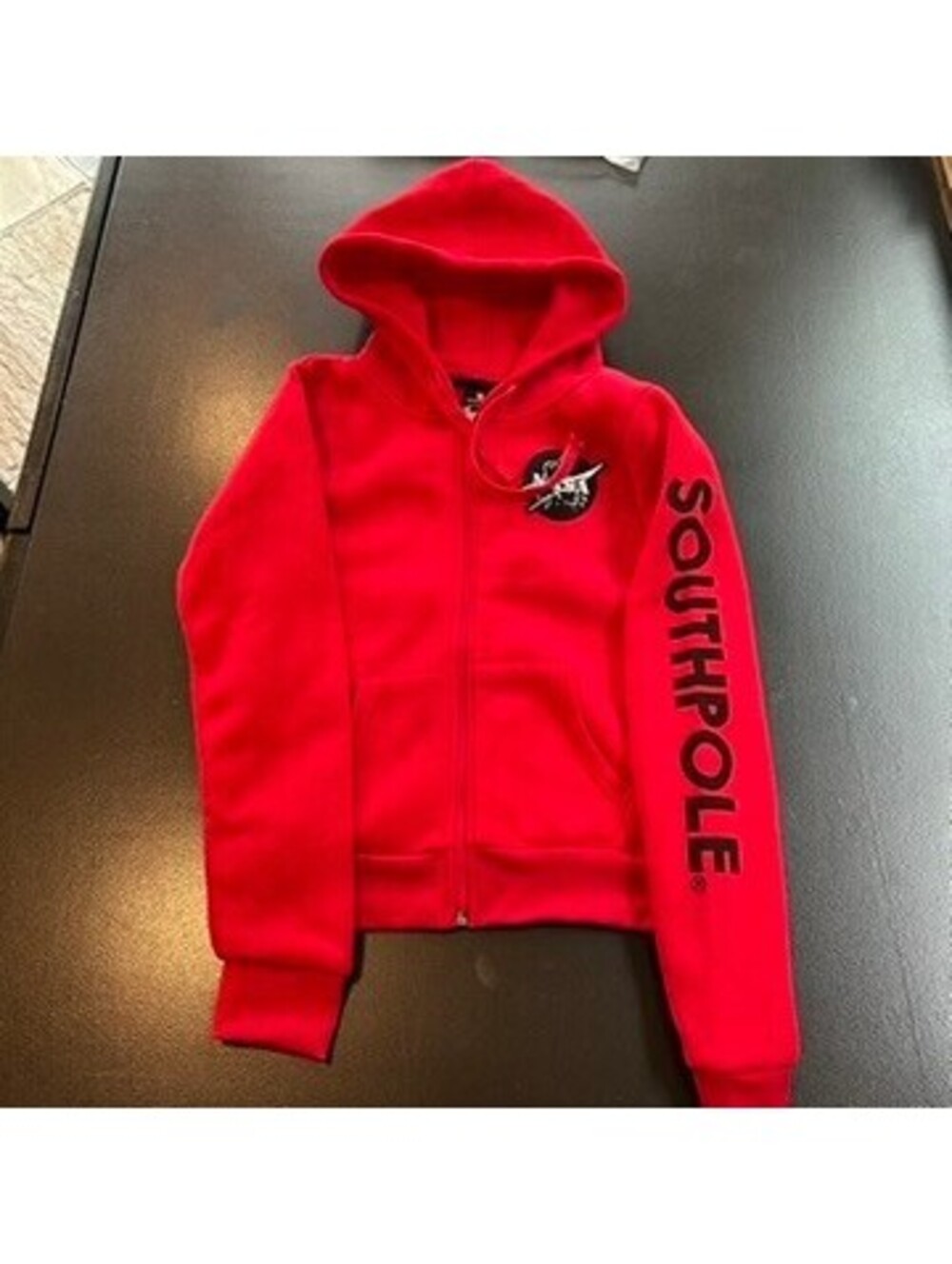 Vintage y2k designer Southpole red zip hoodie